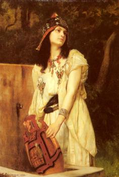 Gustave Clarence Rodolphe Boulanger : A Woman With An Urn